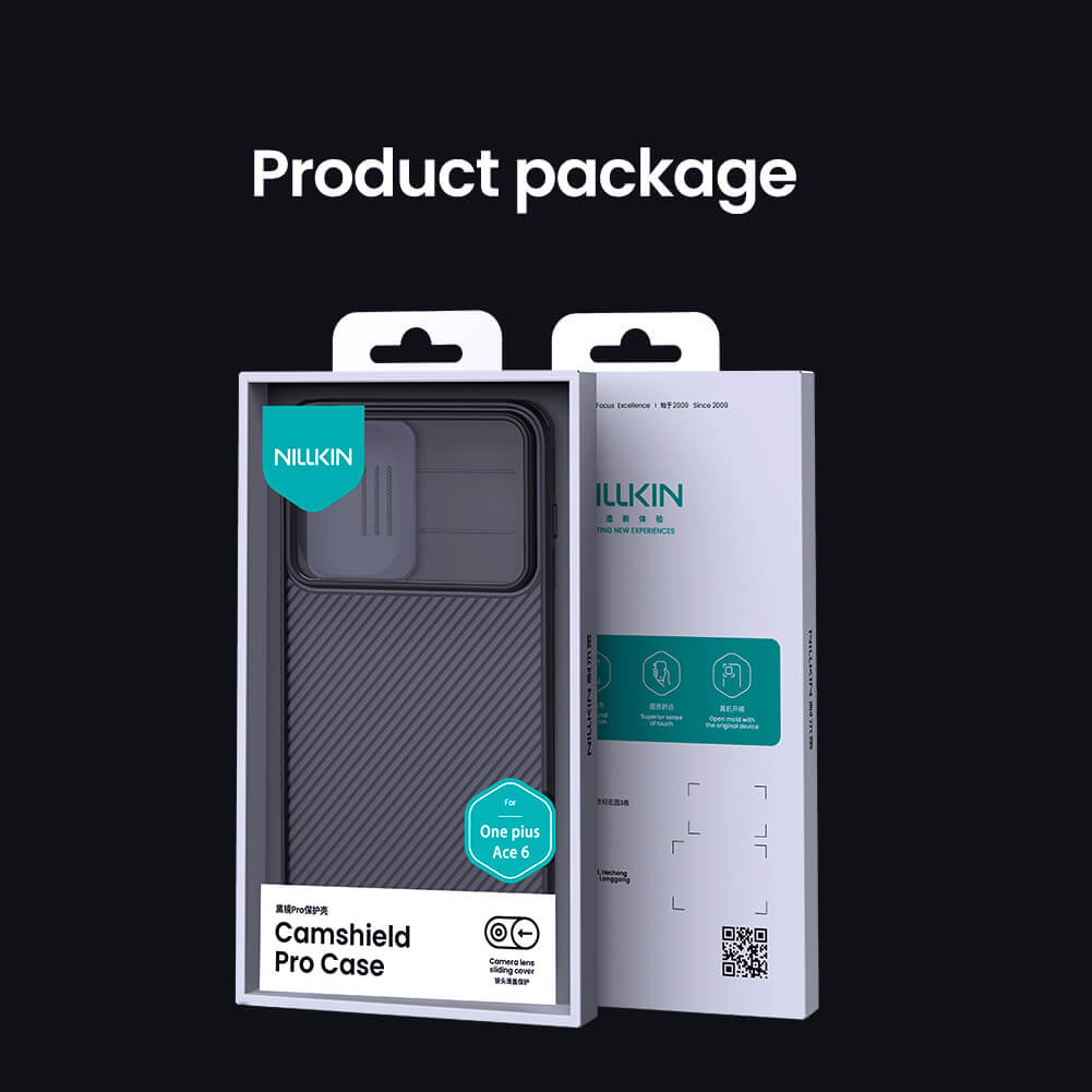 Чехол-крышка NILLKIN для Oneplus Ace 6 (серия CamShield Pro Clear)